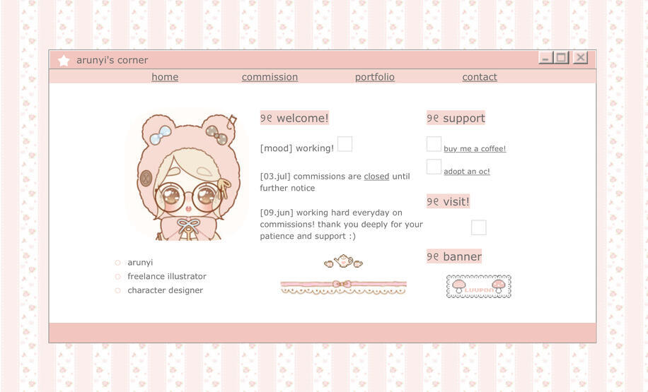 ꒰ v1: pink windows ꒱ summer 2022