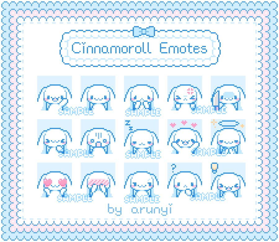 Cinnamoroll Emotes